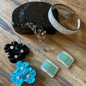 Irish Dance hair and shoe accessory bundle